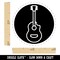 Guitar in Circle Music Self-Inking Rubber Stamp for Stamping Crafting Planners